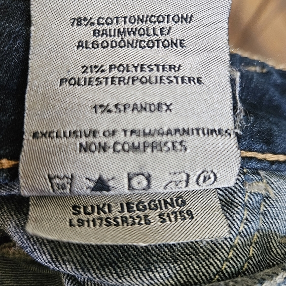 Silver Jeans Dark Blue Skinny Jeans - Picture 8 of 8